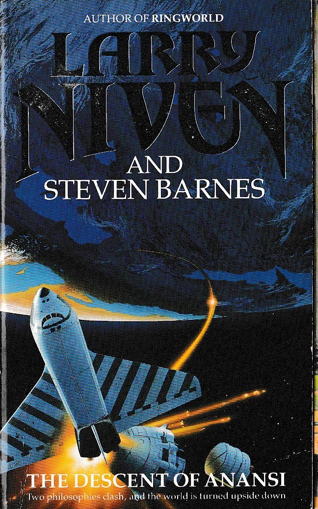 Larry Niven  THE DESCENT OF ANANSI front book cover image