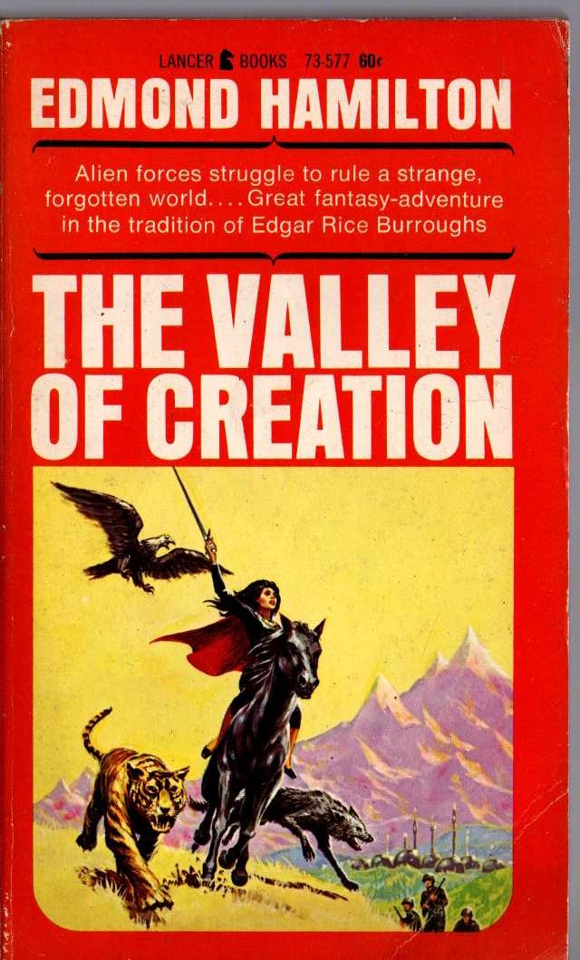 Edmond Hamilton  THE VALLEY OF CREATION front book cover image