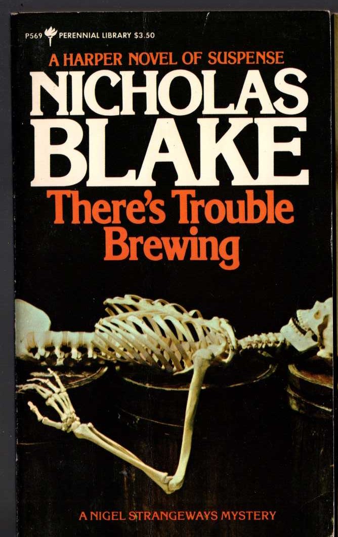 Nicholas Blake  THERE'S TROUBLE BREWING front book cover image