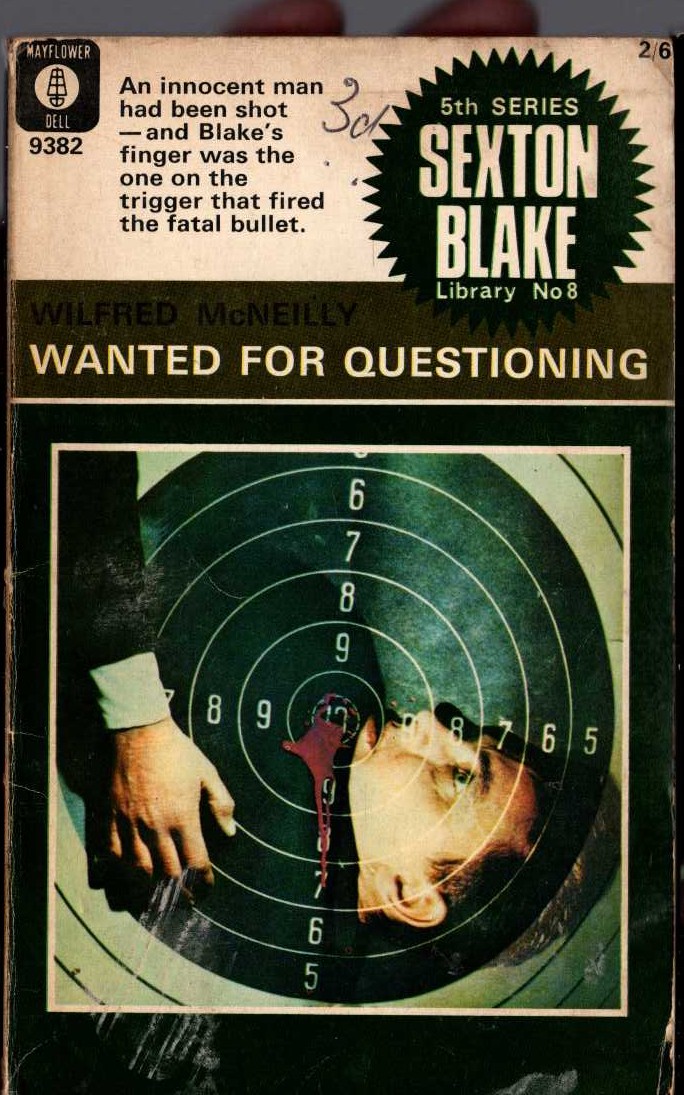 Wilfred McNeilly  WANTED FOR QUESTIONING (Sexton Blake) front book cover image