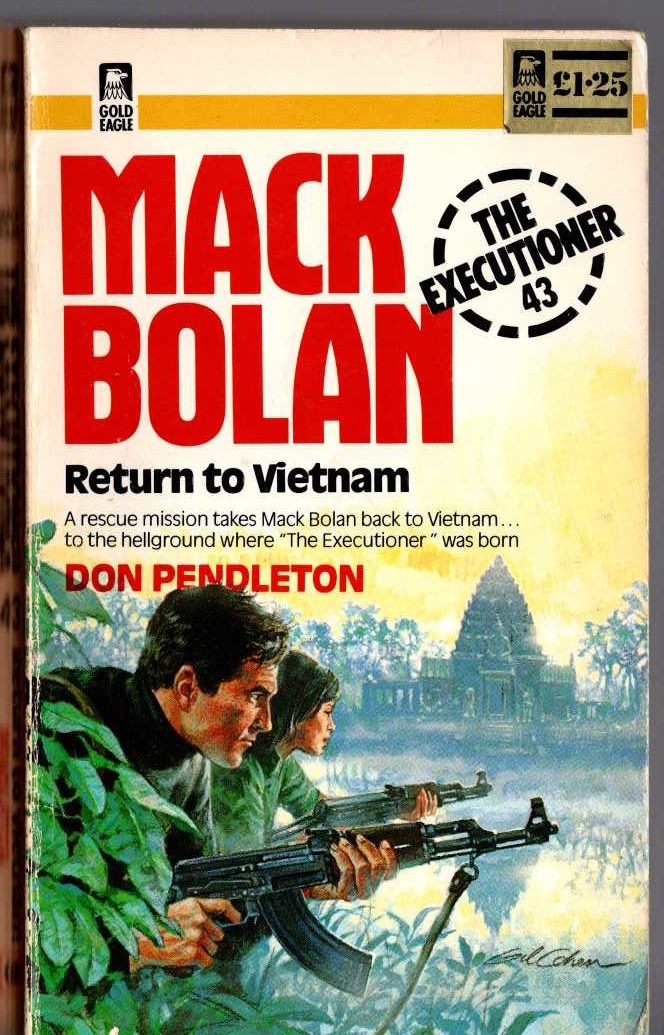 Don Pendleton  THE EXECUTIONER 43: RETURN TO VIETNAM front book cover image