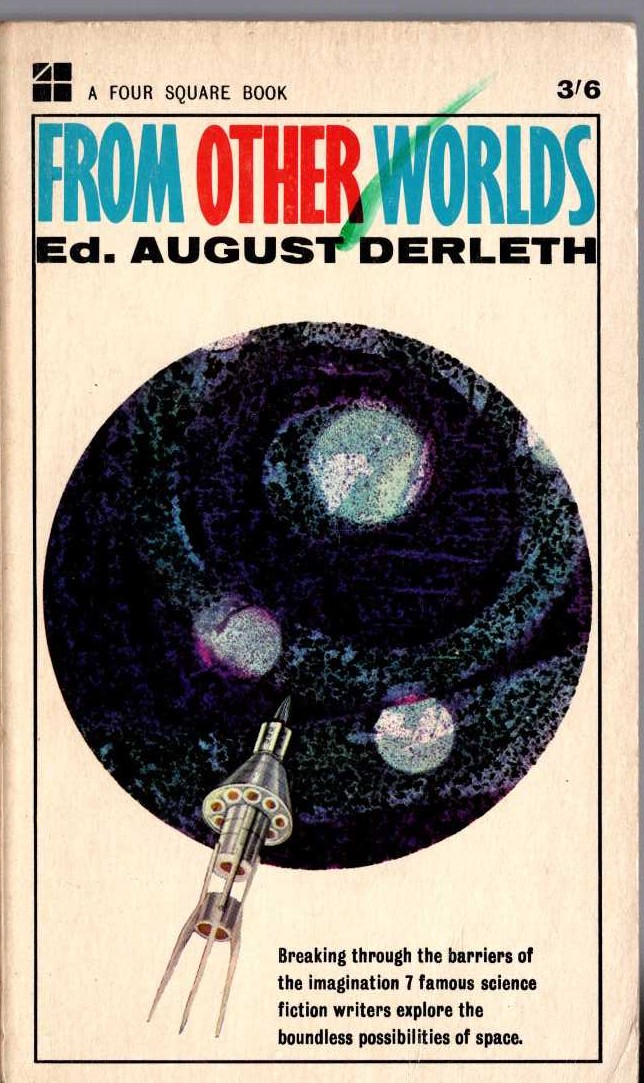 August Derleth (edits) FROM OTHER WORLDS front book cover image
