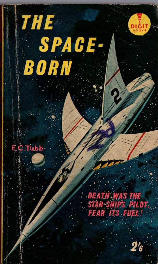 E.C. Tubb  THE SPACE-BORN front book cover image
