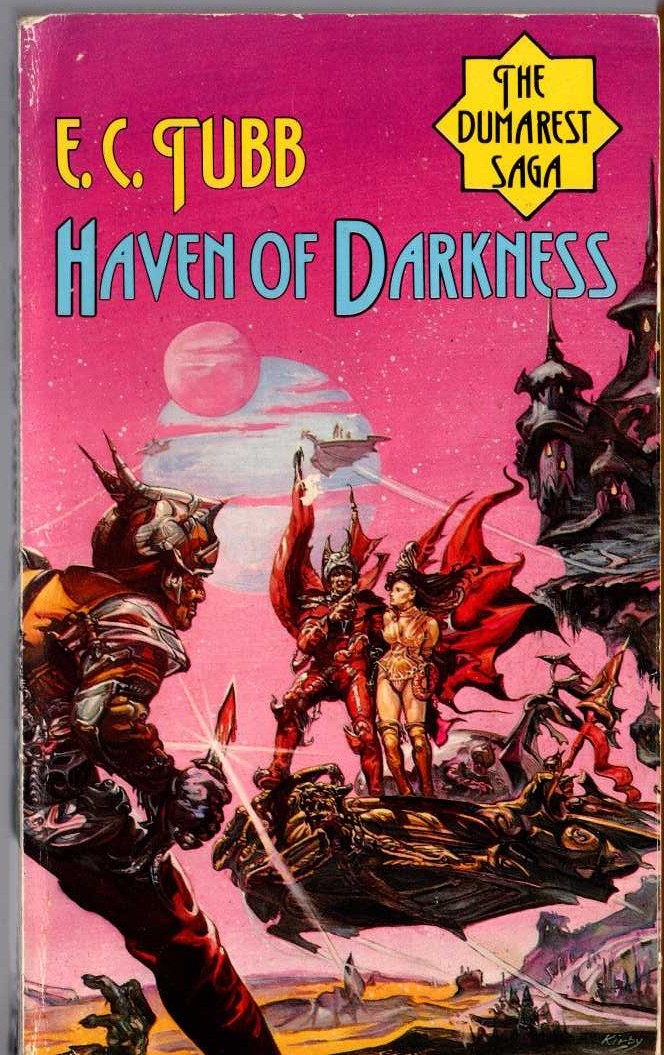 E.C. Tubb  HAVEN OF DARKNESS front book cover image