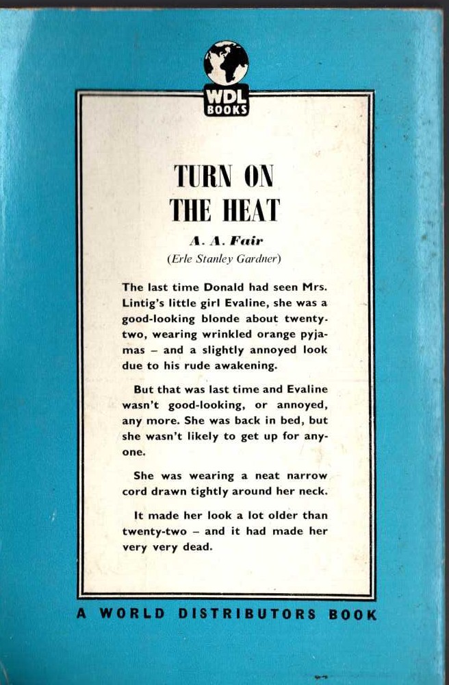 Frank Kane  RING-A-DING-DING magnified rear book cover image