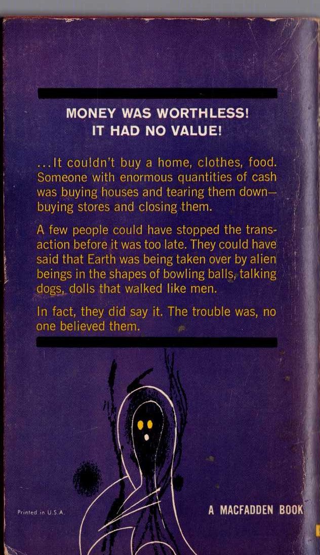 Anne Blaisdell  NO EVIL ANGEL magnified rear book cover image