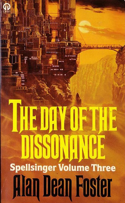 Alan Dean Foster  THE DAY OF DISSONANCE front book cover image