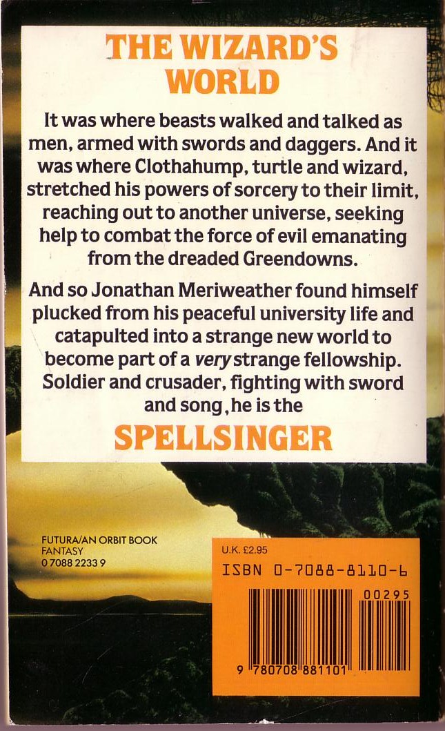 Evan Hunter  BUDDWING magnified rear book cover image