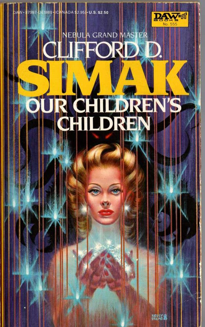 Clifford D. Simak  OUR CHILDREN'S CHILDREN front book cover image
