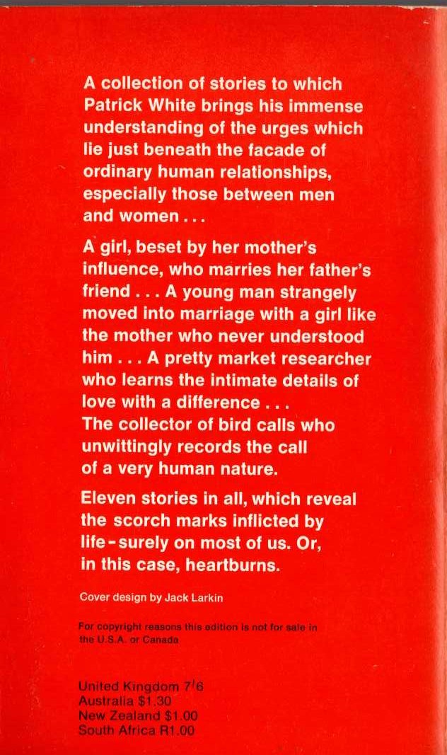 Ted Mark  PUSSYCAT, PUSSYCAT! magnified rear book cover image