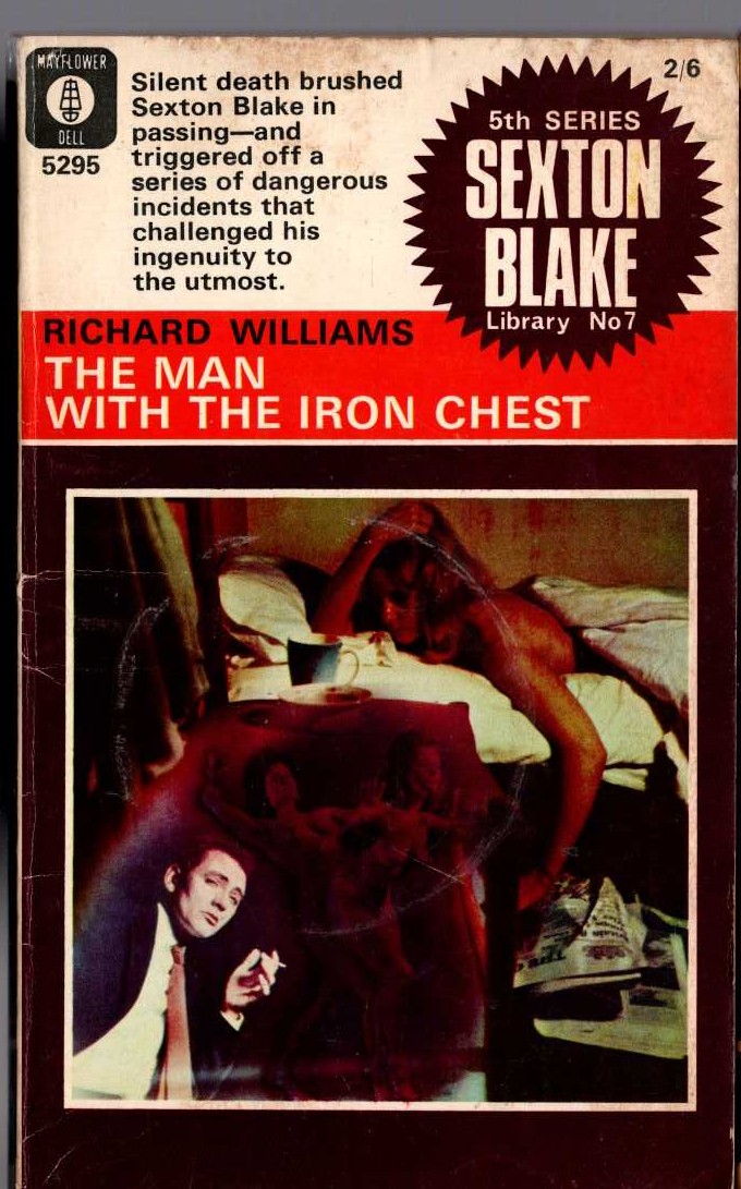 Richard Williams  THE MAN WITH THE IRON CHEST (Sexton Blake) front book cover image