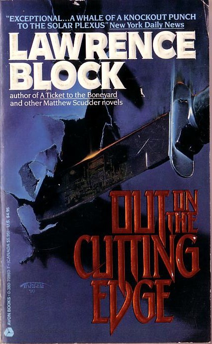 Lawrence Block  OUT ON THE CUTTING EDGE front book cover image