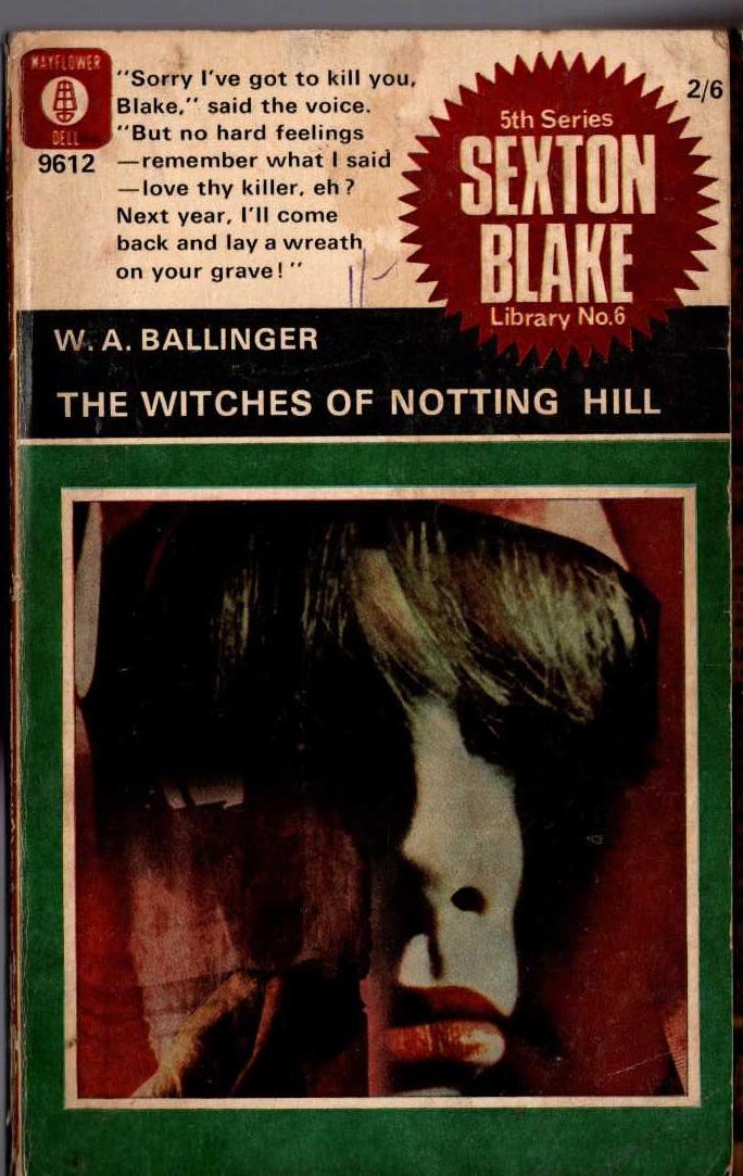W.A. Ballinger  THE WITCHES OF NOTTING HILL (Sexton Blake) front book cover image