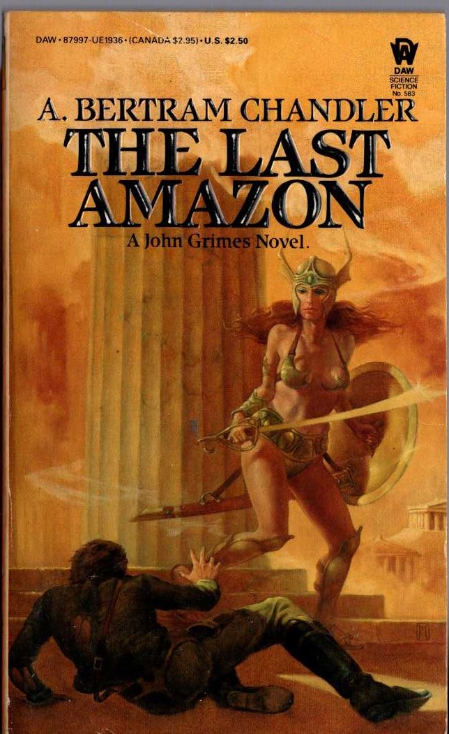 A.Bertram Chandler  THE LAST AMAZON front book cover image