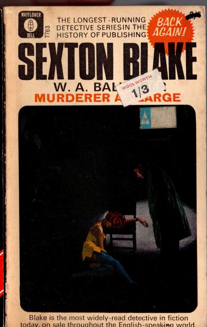 W.A. Ballinger  MURDERER AT LARGE (Sexton Blake) front book cover image