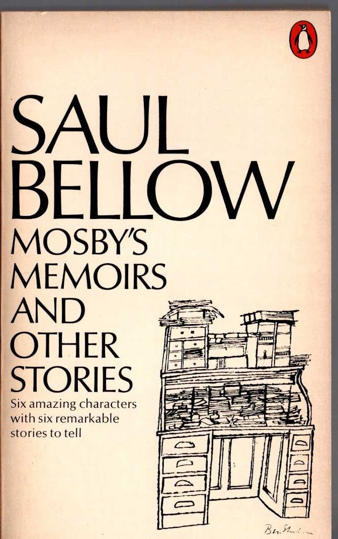 Saul Bellow  MOSBY'S MEMOIRS and Other Stories front book cover image