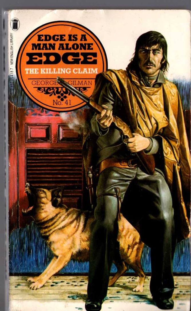 George G. Gilman  EDGE 41: THE KILLING CLAIM front book cover image