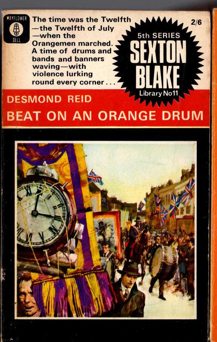 Desmond Reid  BEAT ON AN ORANGE DRUM (Sexton Blake) front book cover image
