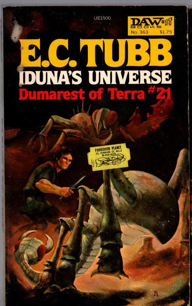 E.C. Tubb  IDUNA'S UNIVERSE front book cover image