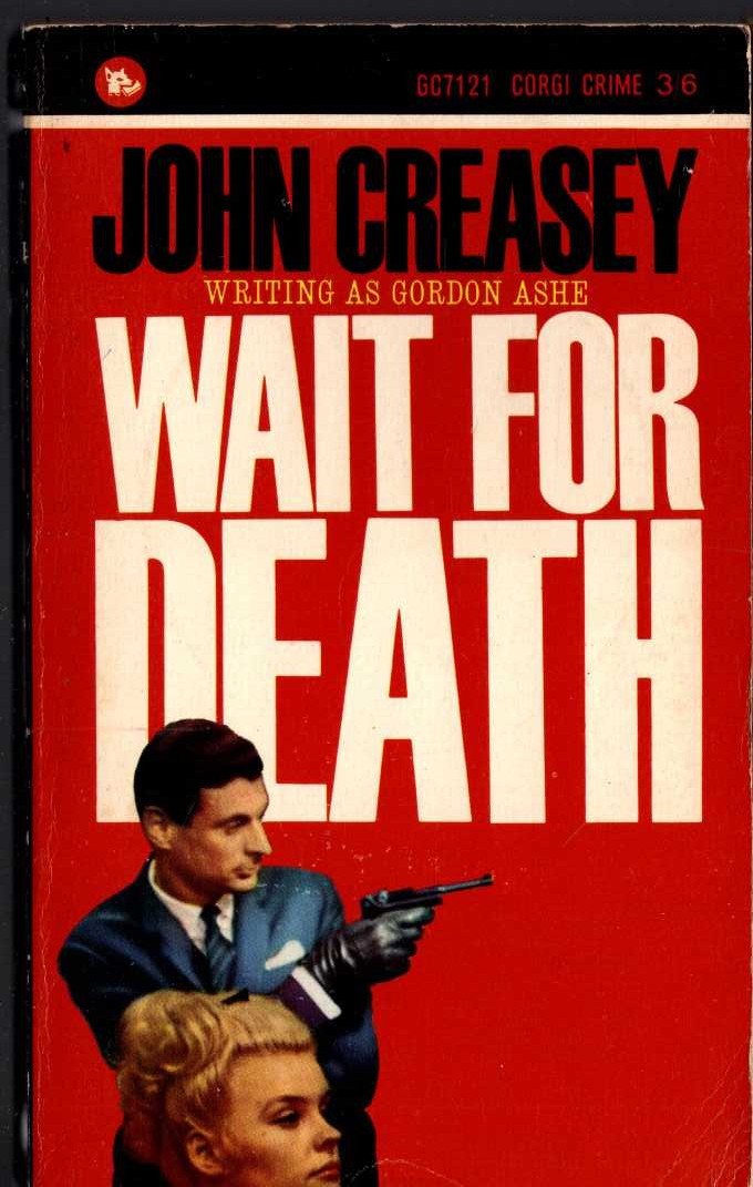Gordon Ashe  WAIT FOR DEATH front book cover image