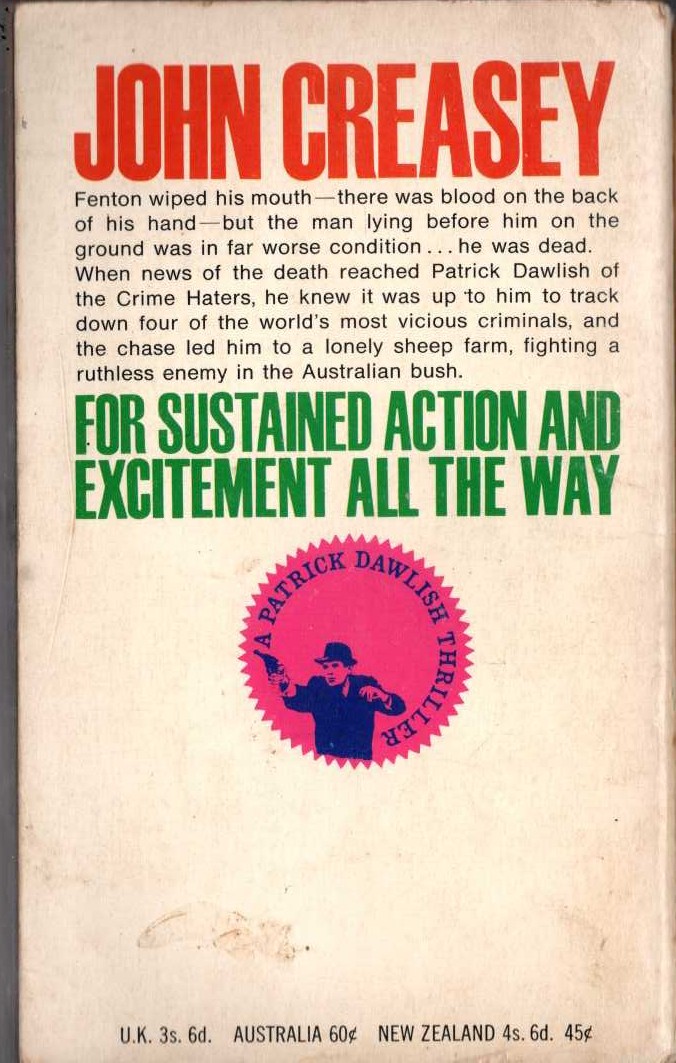Roger Price  THE TOMORROW PEOPLE in: THREE IN THREE magnified rear book cover image