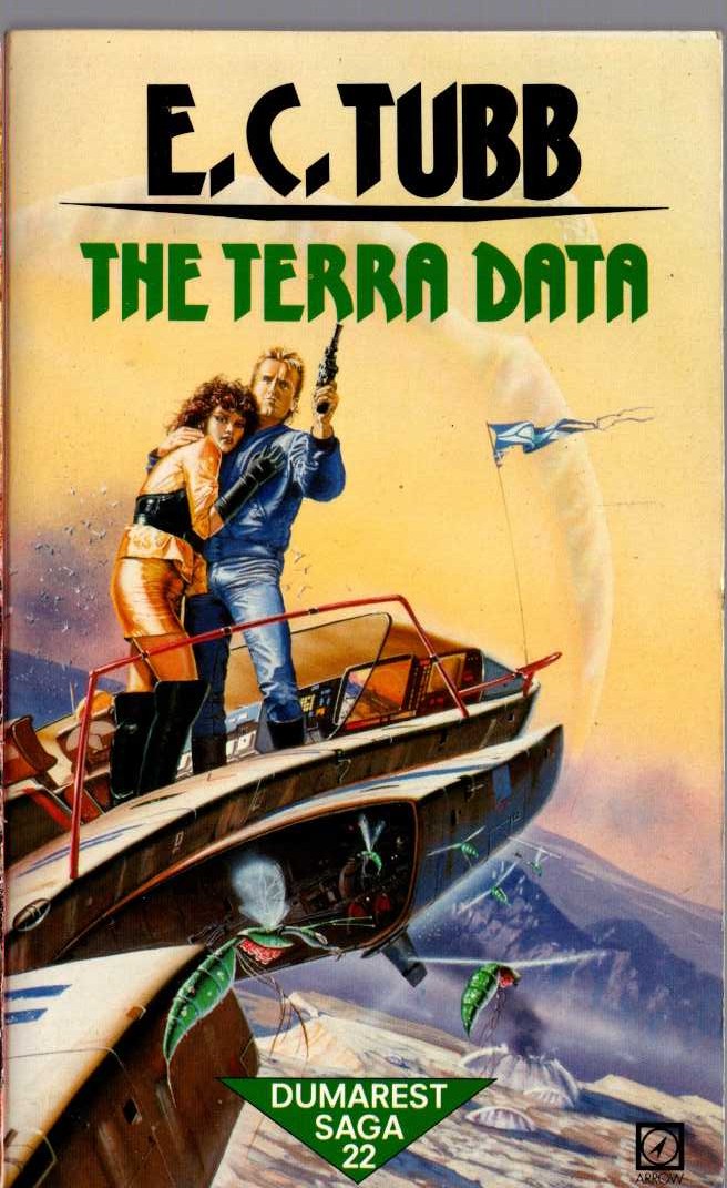E.C. Tubb  THE TERRA DATA front book cover image