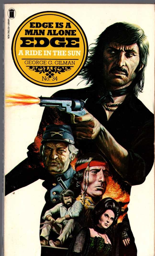 George G. Gilman  EDGE 34: A RIDE IN THE SUN front book cover image