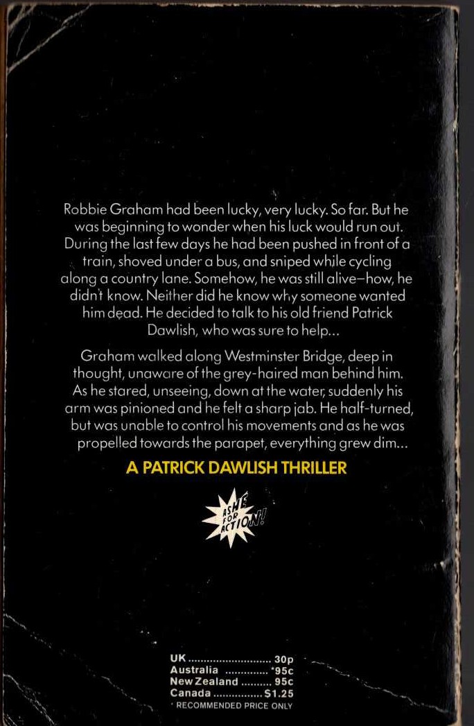 Arthur Maclean  SLAYING ON THE 16th FLOOR (Sexton Blake) magnified rear book cover image