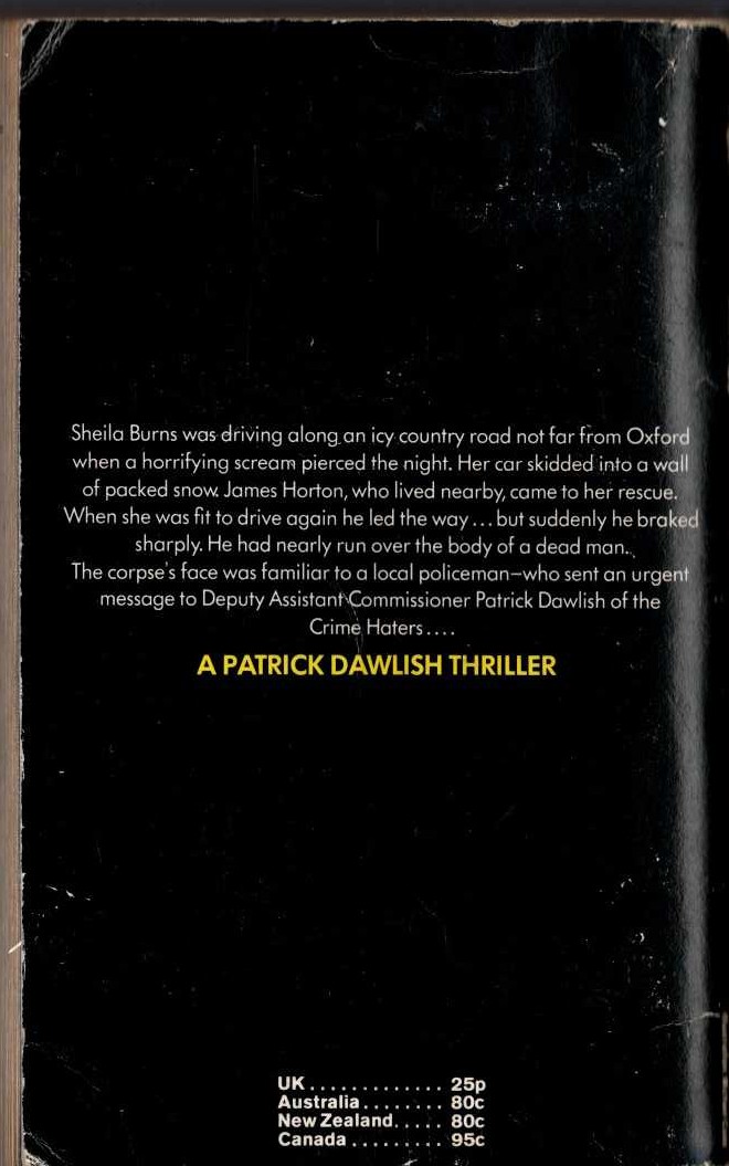W.A. Ballinger  DOWN AMONG THE AD MEN (Sexton Blake) magnified rear book cover image