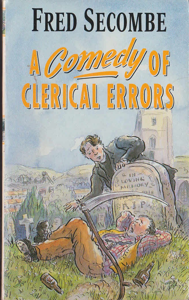 Fred Secombe  A COMEDY OF CLERICAL ERRORS front book cover image