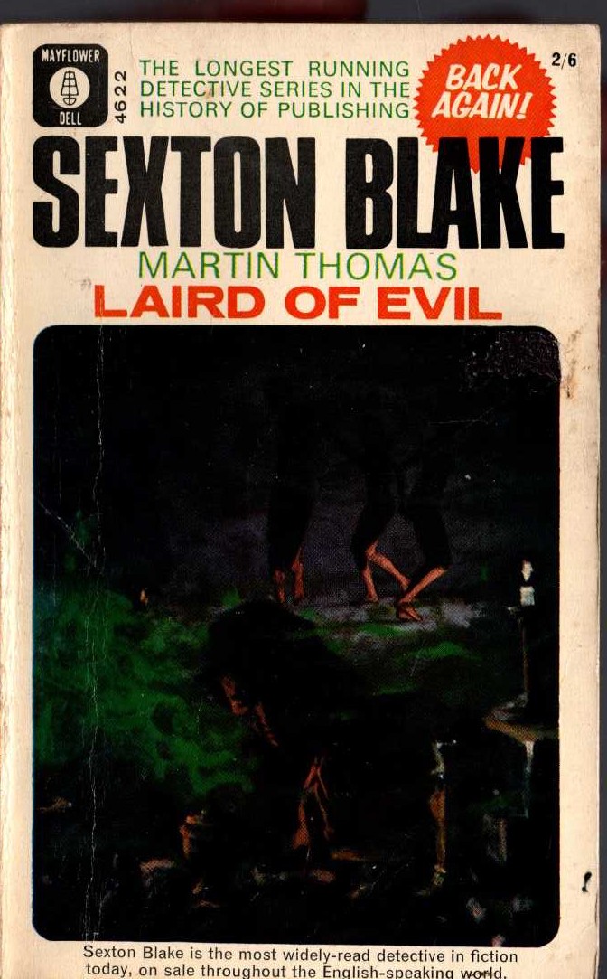Martin Thomas  LAIRD OF EVIL (Sexton Blake) front book cover image