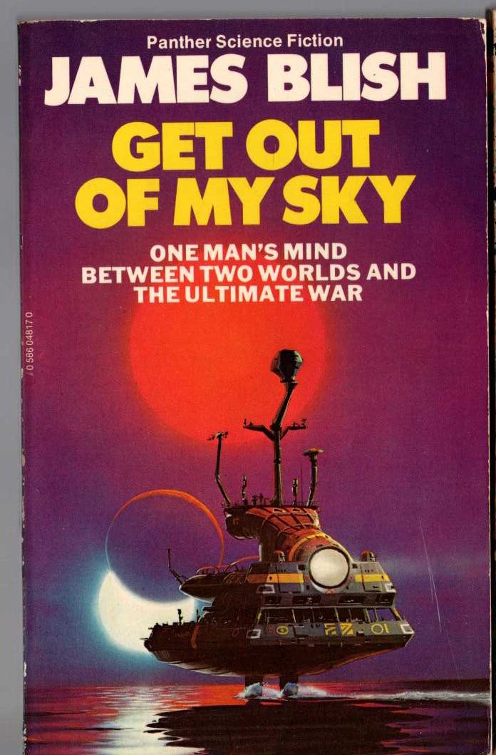 James Blish  GET OUT OF MY SKY front book cover image