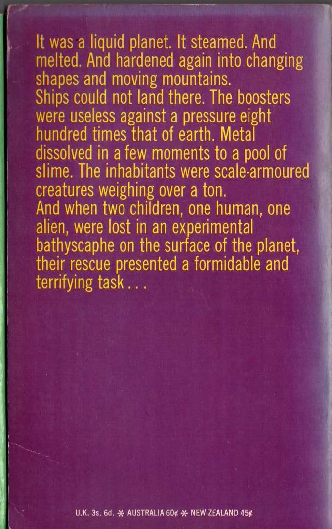 Desmond Reid  LET MY PEOPLE BE (Sexton Blake) magnified rear book cover image