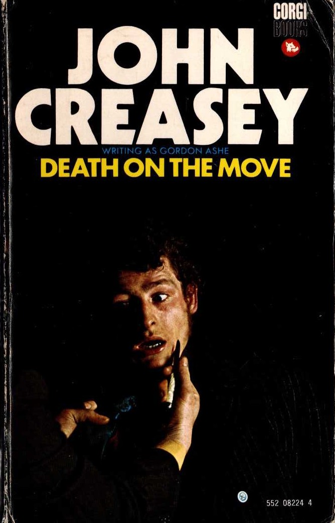 Gordon Ashe  DEATH ON THE MOVE front book cover image