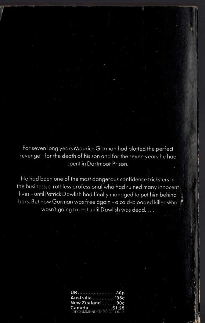 Gordon Ashe  DON'T LET HIM KILL magnified rear book cover image