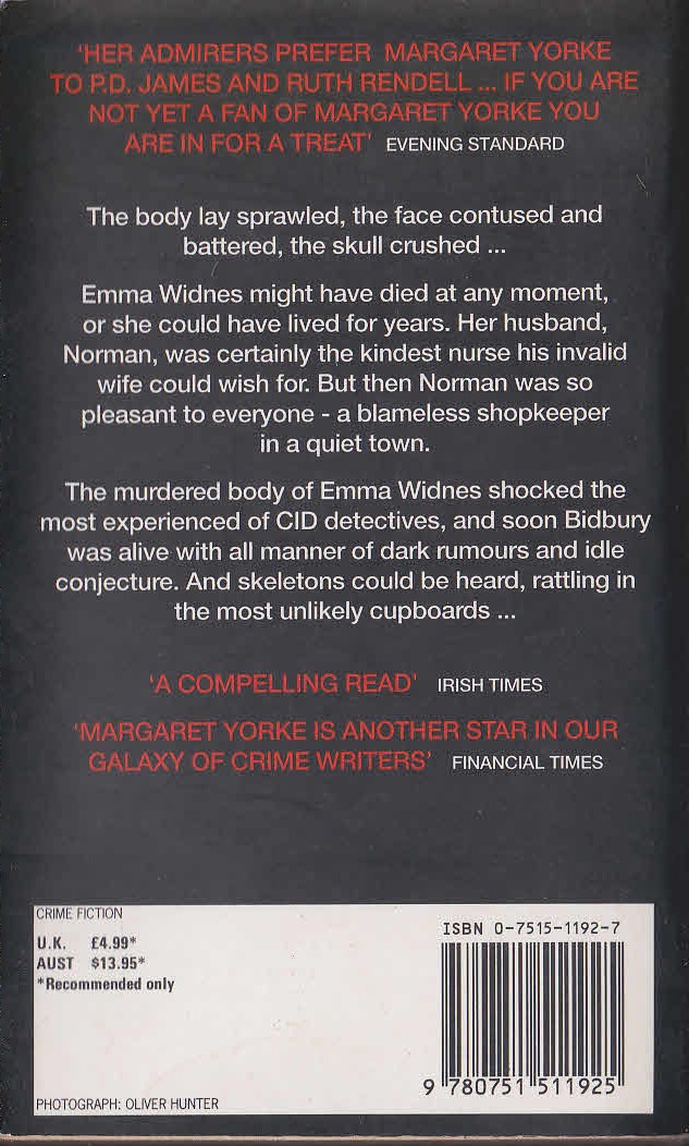 Martin Thomas  AN EVENT CALLED MURDER (Sexton Blake) magnified rear book cover image