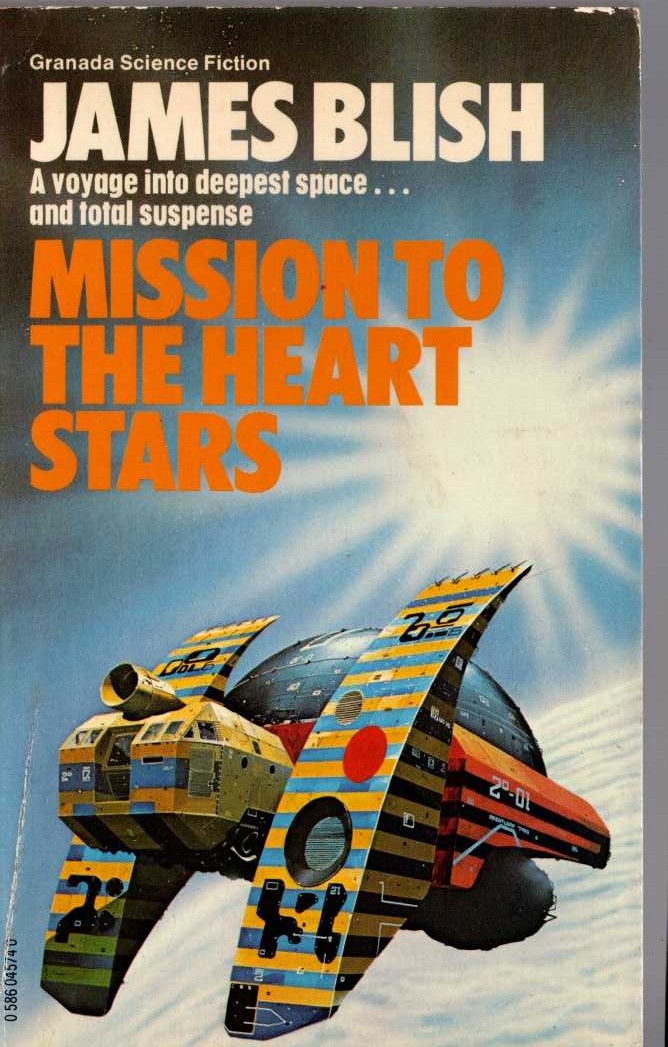 James Blish  MISSION TO THE HEART STARS front book cover image