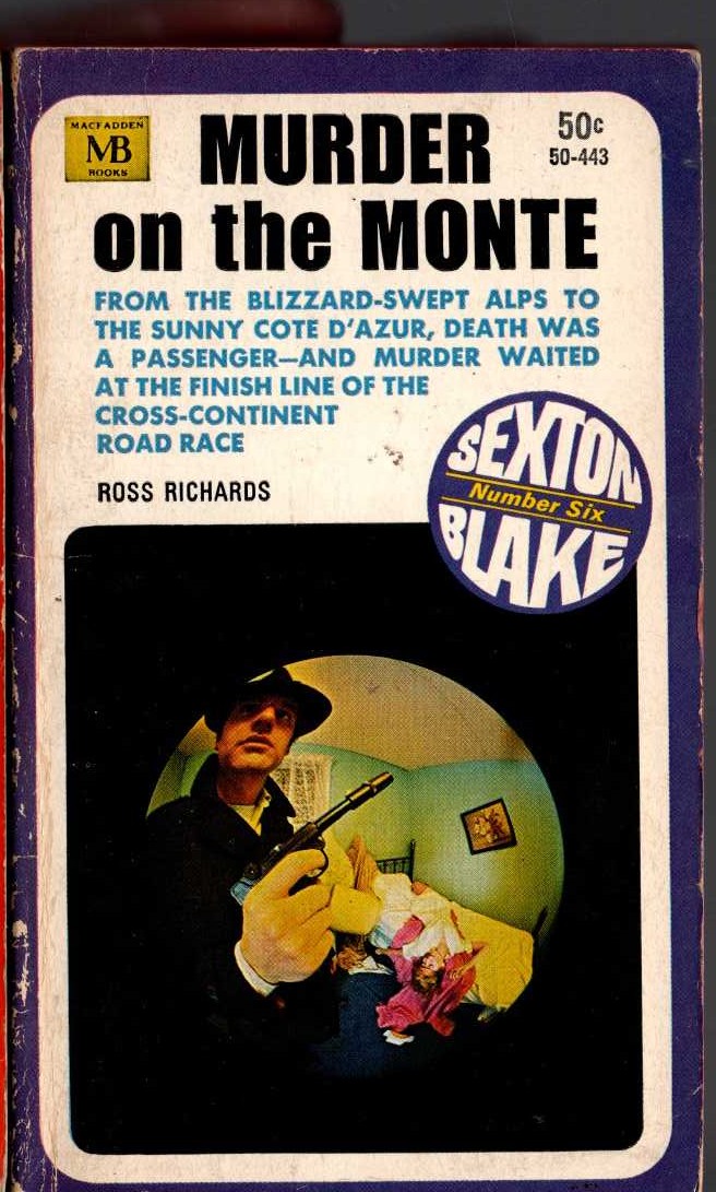 Ross Richards  MURDER ON THE MONTE (Sexton Blake) front book cover image