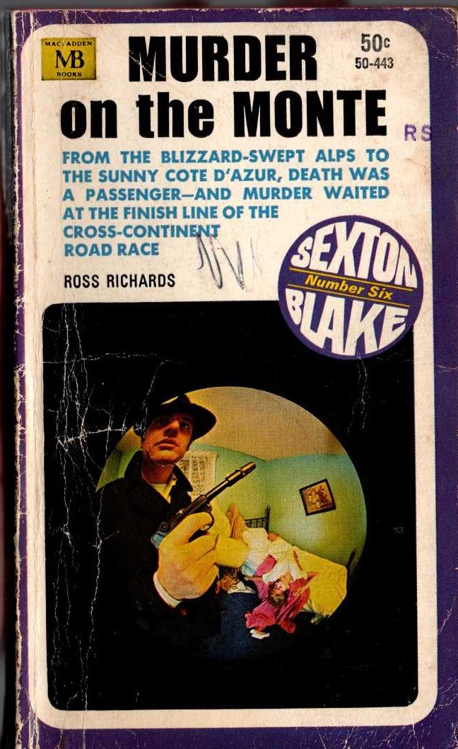Ross Richards  MURDER ON THE MONTE (Sexton Blake) front book cover image
