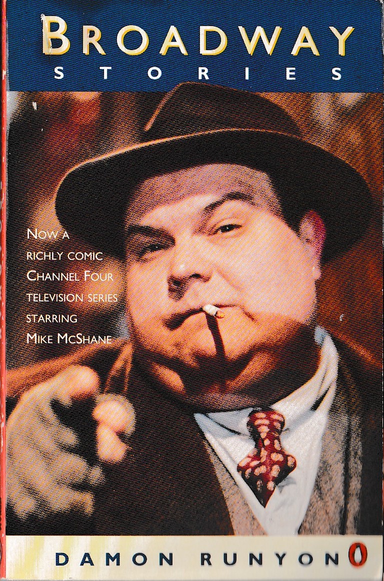 Damon Runyon  BROADWAY STORIES (TV tie-in: Mike McShane) front book cover image