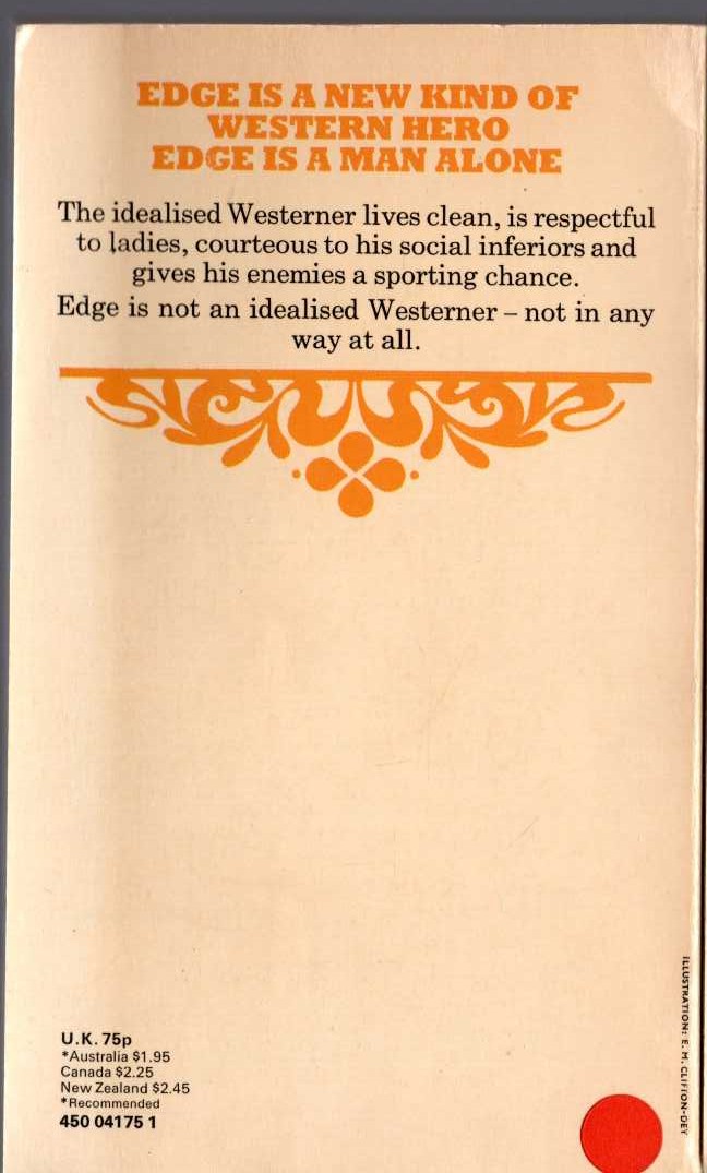 Roger Price  THE TOMORROW PEOPLE in: FOUR INTO THREE magnified rear book cover image