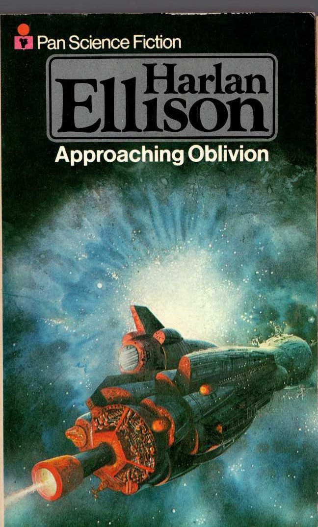 Harlan Ellison  APPROACHING OBLIVION front book cover image