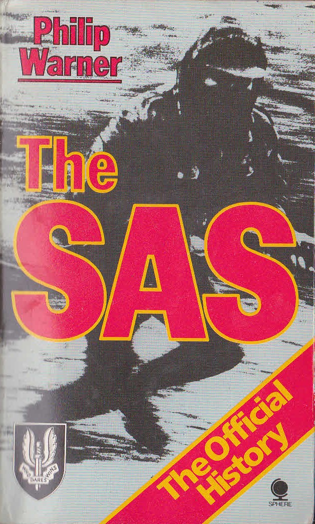 The SAS. The Official History by Philip Warner front book cover image