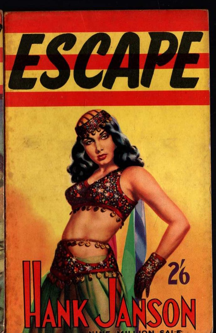 Hank Janson  ESCAPE front book cover image