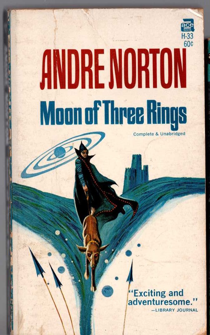 Andre Norton  MOON OF THREE RINGS front book cover image