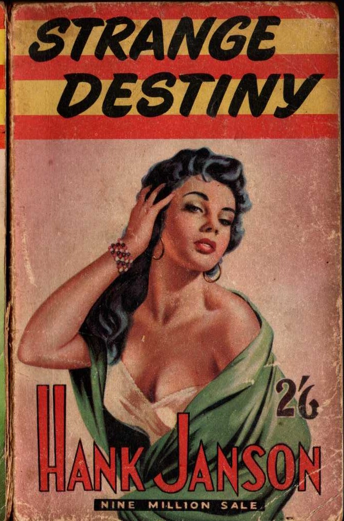 Hank Janson  STRANGE DESTINY front book cover image