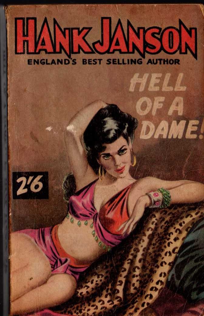 Hank Janson  HELL OF A DAME! front book cover image
