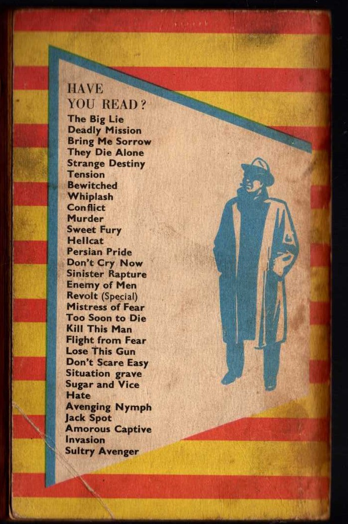 George G. Gilman  EDGE 5: BLOOD ON SILVER magnified rear book cover image