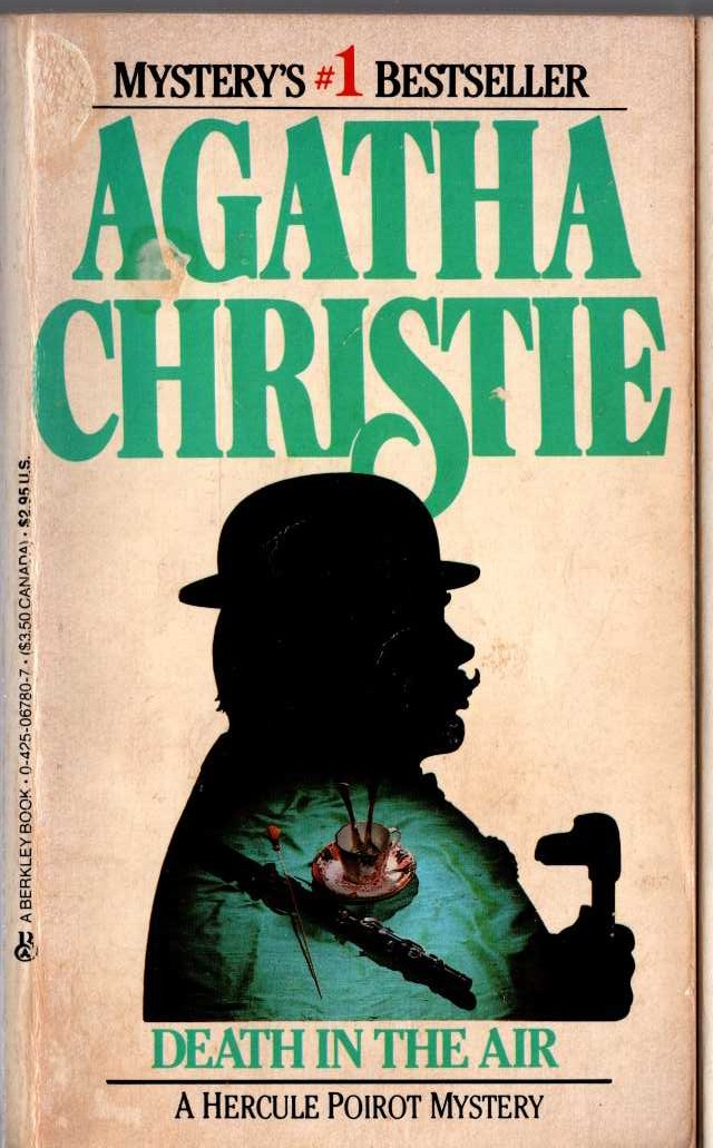 Agatha Christie  DEATH IN THE AIR front book cover image