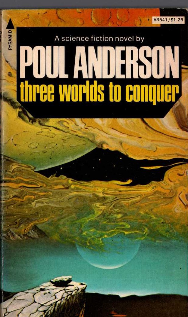 Poul Anderson  THREE WORLDS TO CONQUER front book cover image